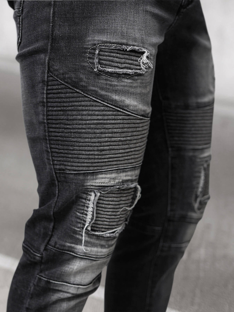 Juoda vyriški džinsai OZONEE NB/MP0142N