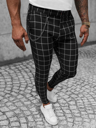 Juodi vyriškos chino kelnės OZONEE DJ/550174