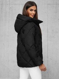 Juoda moteriška striukė OZONEE JS/5M3175/392Z