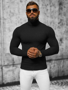 Tamsiai raudonas vyriškas megztinis OZONEE NB/MMB600/4Z