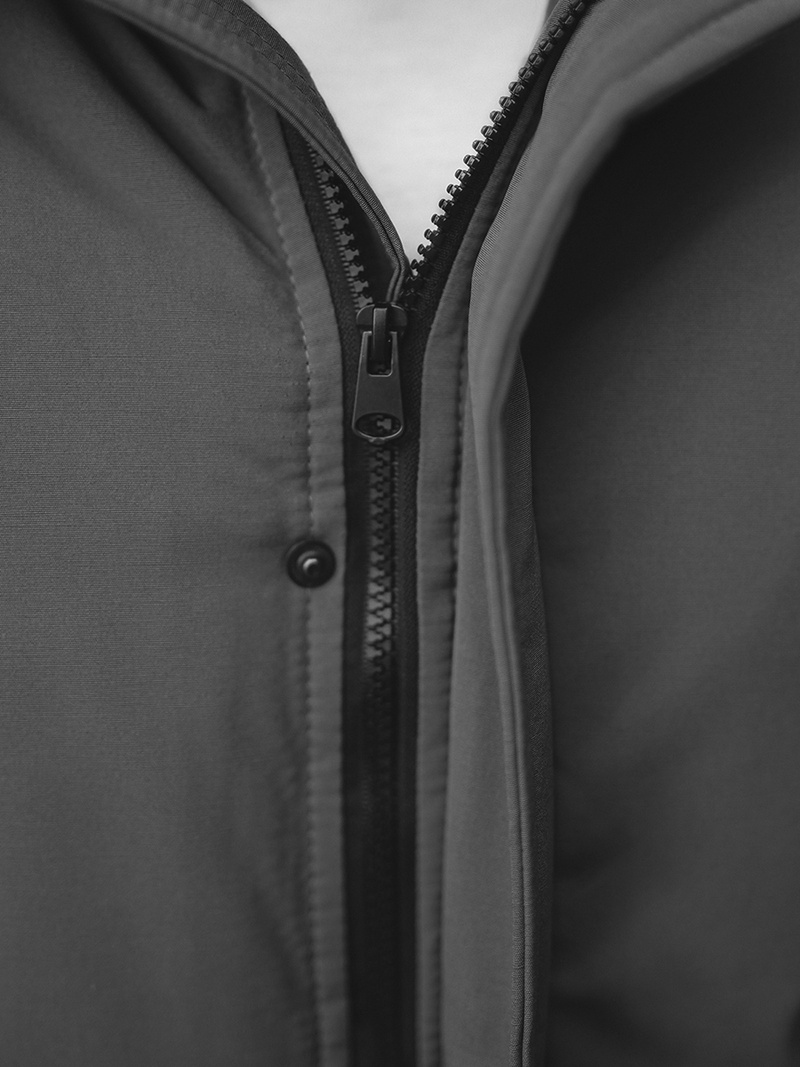 Pilka vyriška žieminė striukė OZONEE JS/M2019/105