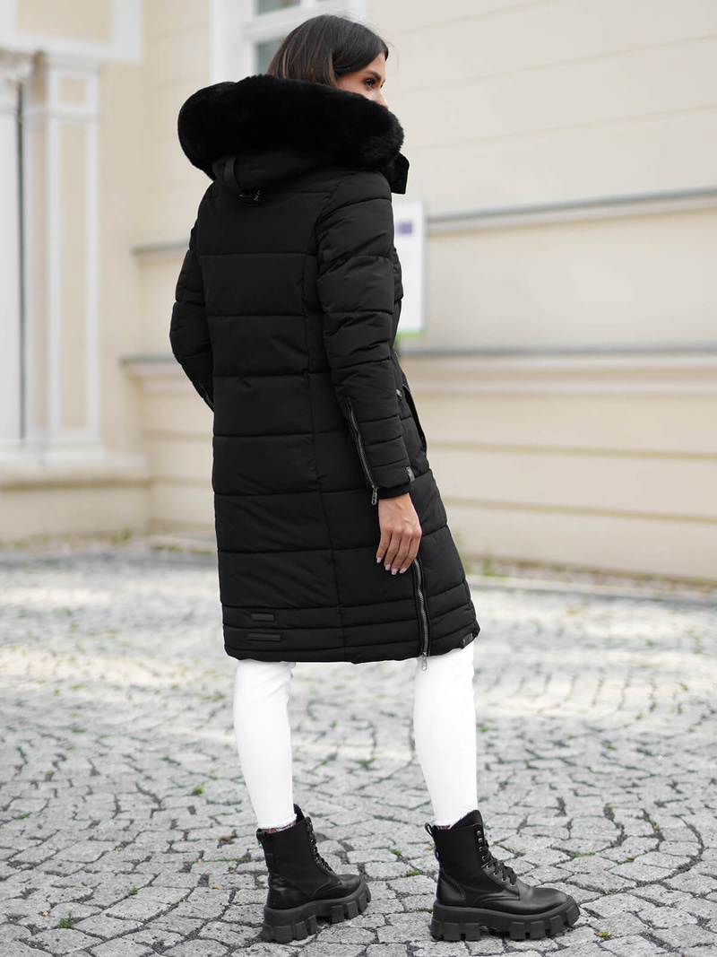 Juoda moteriška striukė OZONEE O/W377Z