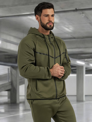 Rusvai žalsva vyriškas sportinis kostiumas OZONEE JS/8C1966/29