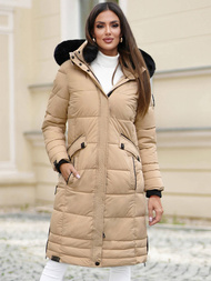 Smėlinis moteriška striukė OZONEE O/W377Z