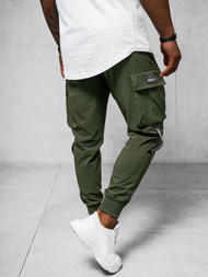 Rusvai žalsvos Vyriškos Chino Kelnės OZONEE O/PS5516