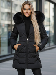 Juoda moteriška striukė OZONEE JS/16M9121/392Z