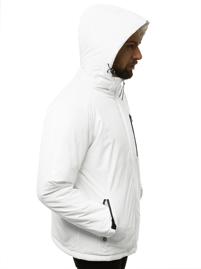 Žieminė Balta vyriška striukė OZONEE JS/HH011/45