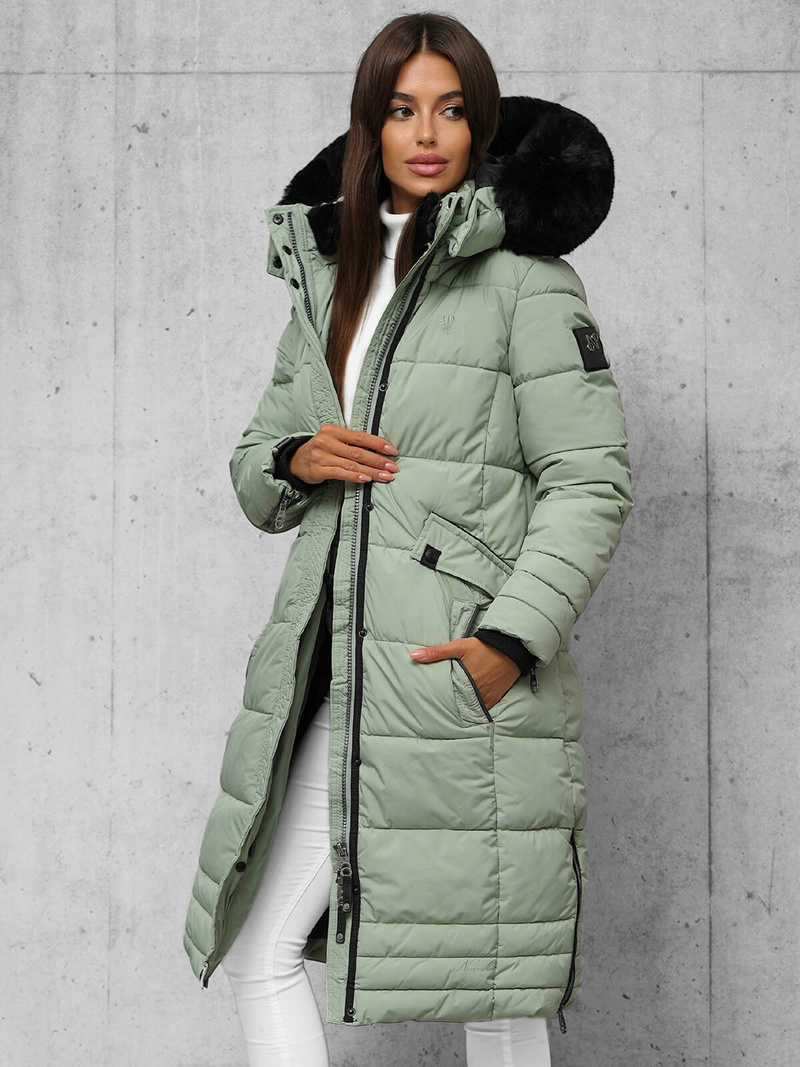 Mėtinė moteriška striukė OZONEE O/W377