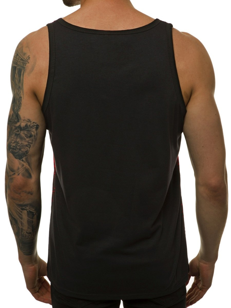 Raudoni vyriški berankoviai marškinėliai OZONEE JS/SS11050