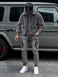 Grafitiniai vyriški džinsai OZONEE O/E10017Z