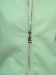 Mėtinė Moteriška Odinė Striukė OZONEE O/G116Z