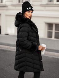 Juoda moteriška striukė OZONEE JS/5M3156/392Z