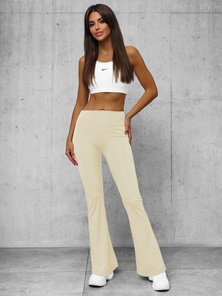 Pieno spalvos moteriškos tamprės plačiomis kojomis OZONEE O/KTK006-J