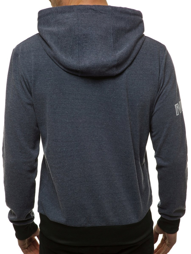 Granatinis vyriškas džemperis su gobtuvu OZONEE JS/DD20131