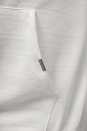 Ecru vyriškas džemperis su gobtuvu OZONEE O/TB2272