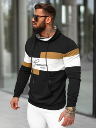 Juodas vyriškas džemperis OZONEE O/B7524Z