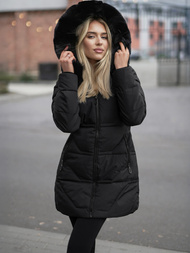 Juoda moteriška striukė OZONEE JS/16M9099/392Z