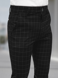 Juodos vyriškos chino kelnės OZONEE DJ/5515