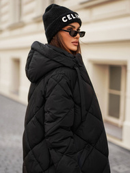 Juoda moteriška striukė OZONEE JS/5M3168/392Z