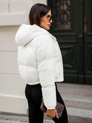 Baltas moteriška striukė OZONEE JS/5M3260/281