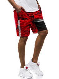 Raudoni vyriški šortai OZONEE JS/KK300160