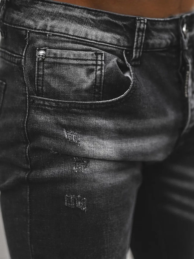 Juoda vyriški džinsai OZONEE NB/MP0126N