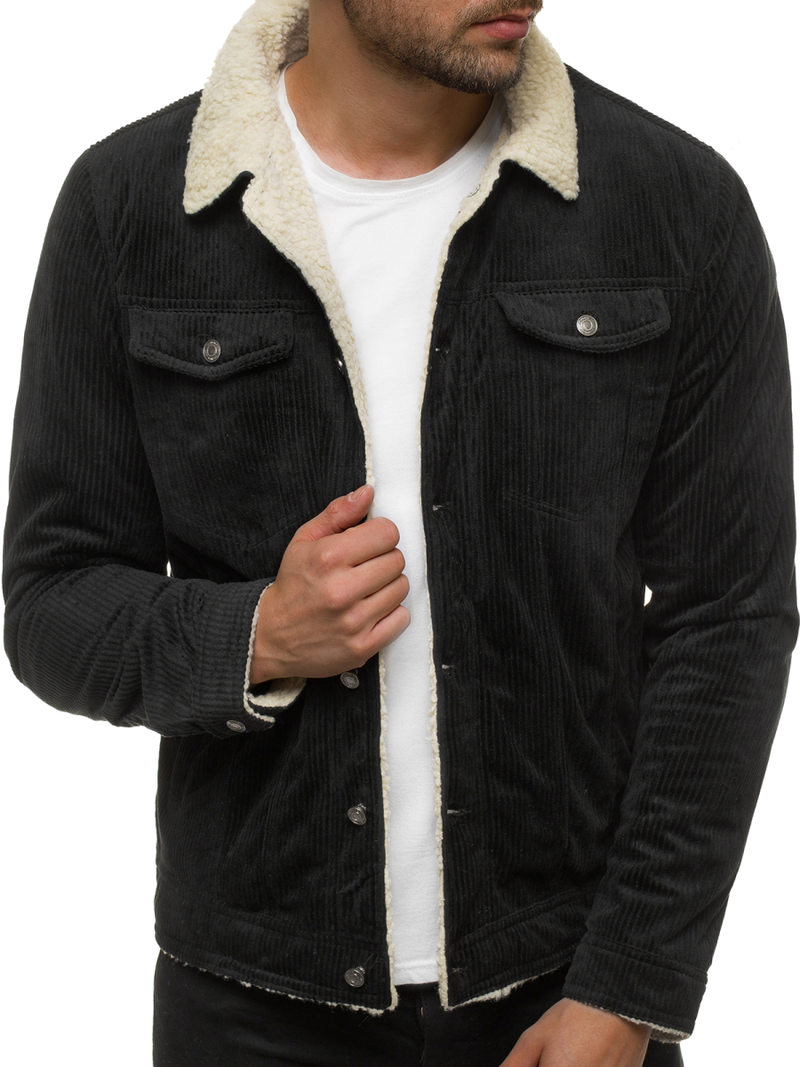 Juoda Vyriška striukė OZONEE JB/JP1179/1