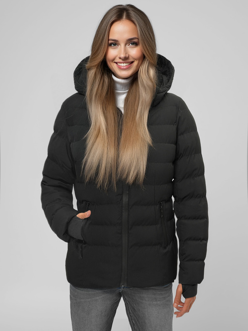 Juodi moteriška striukė OZONEE JS/M769/392