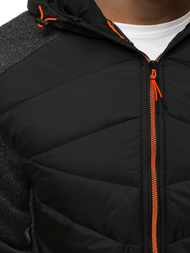 Juoda vyriška striukė OZONEE JS/KS2157