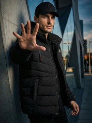 Juoda vyriška striukė OZONEE JS/31M5081/392