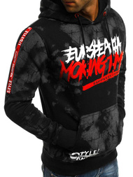 Juodas vyriškas džemperis OZONEE JS/DD210Z