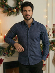 Granatinė vyriški marškiniai OZONEE V/V186Z