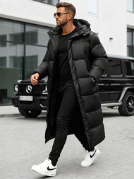 Juoda vyriška žieminė striukė OZONEE O/M3202Z