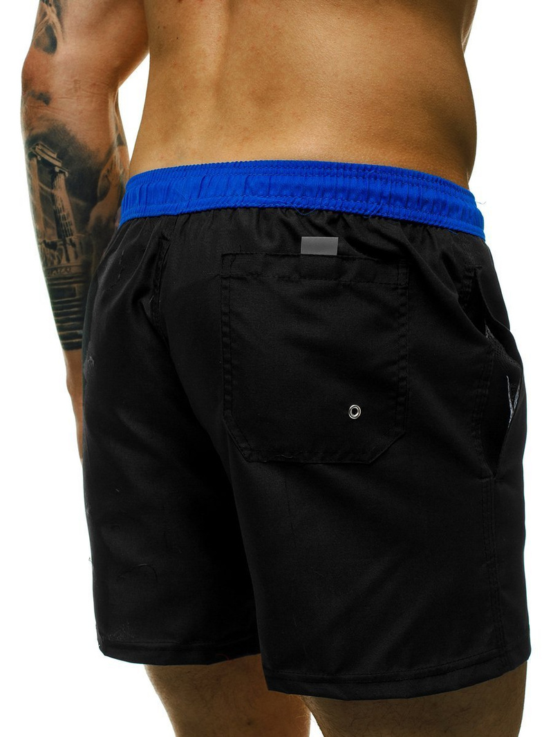 Juodai-Mėlyni vyriški maudymosi šortai OZONEE ST004-5