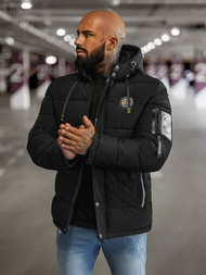 Juoda vyriška striukė OZONEE JS/57M7503/392