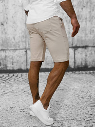 Smėliniai vyriški chino šortai OZONEE O/P4052