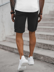 Juodi vyriški chino šortai OZONEE T/BB70010/1