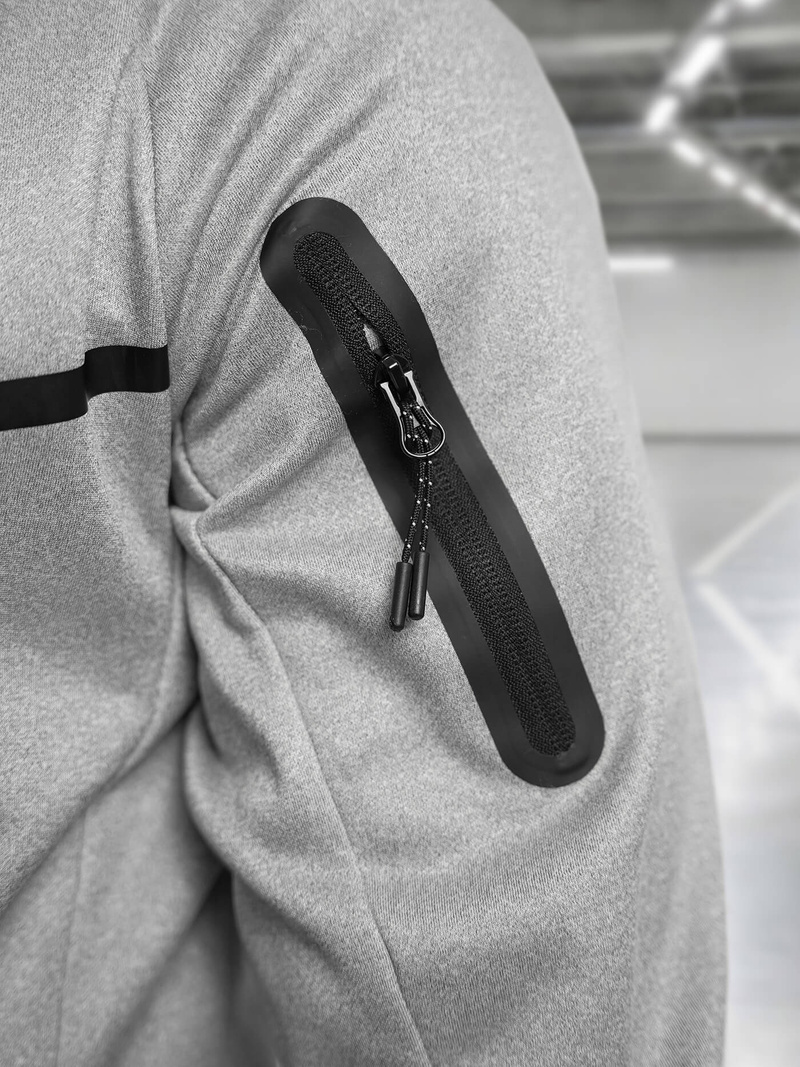 Pilkas vyriškas sportinis kostiumas OZONEE JS/8C1966/2