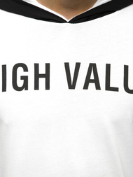 Baltii vyriški marškinėliai su gobtuvu OZONEE MAD/3076