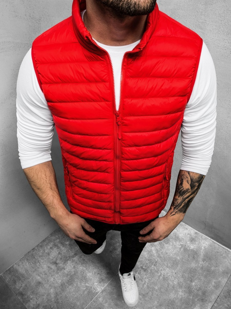 Raudona vyriška liemenė OZONEE JS/LY32Z