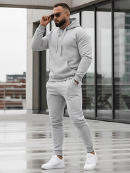 Pilkas vyriškas sportinis kostiumas OZONEE JS/68C10381/2Z