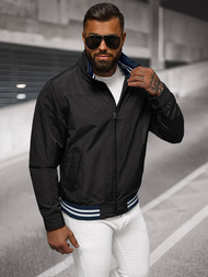 Juoda vyriška striukė OZONEE JS/5M3101/392Z