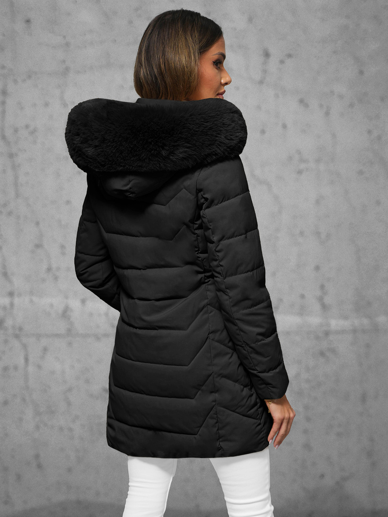 Juoda moteriška striukė OZONEE JS/16M9121/392