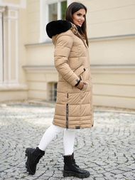 Smėlinis moteriška striukė OZONEE O/W377Z