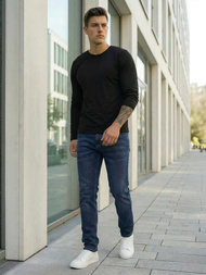 Tamsiai-mėlyni vyriški džinsai OZONEE DO/4048/2Z