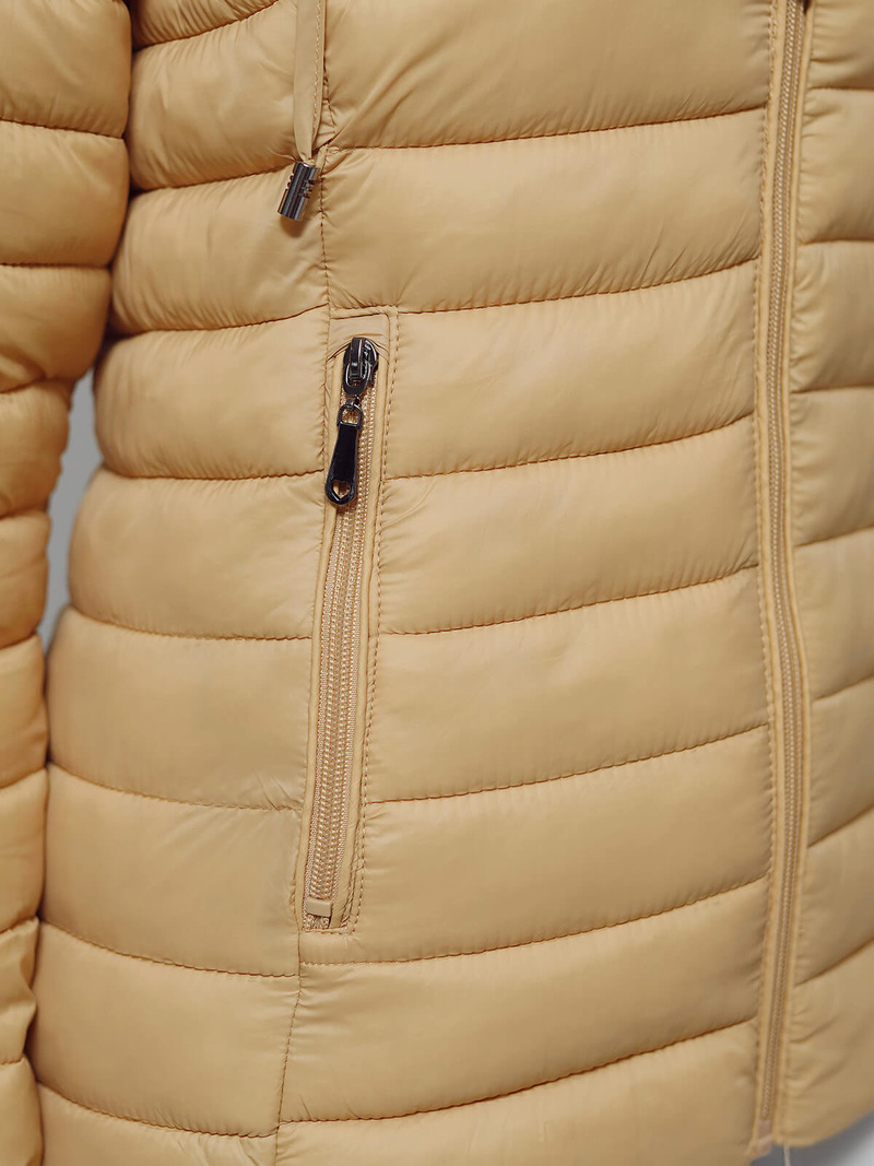 Smėlinė moteriška striukė OZONEE JS/16M9101/254