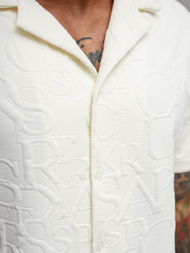 Pieno spalva vyriški marškiniai trumpomis rankovėmis OZONEE O/B2256