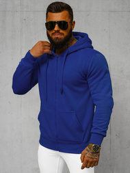 Kobaltinis džemperis su gobtuvu OZONEE JS/2008Z