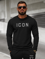 Juodas vyriškas džemperis OZONEE O/D7394