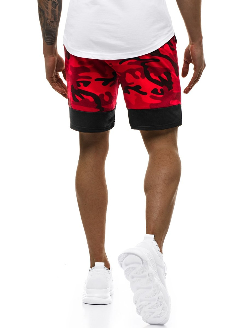 Raudoni vyriški šortai OZONEE JS/KK300158